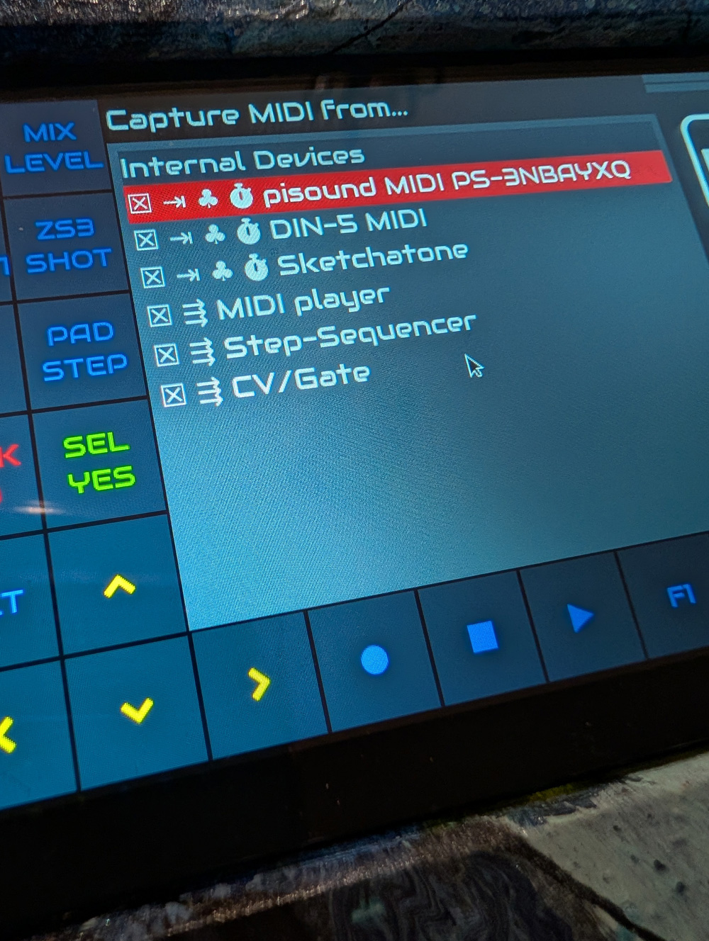 Sketchatone on Zynthian