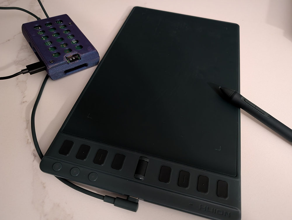 Raspberry Pi 4 in a custom 3D printed case
