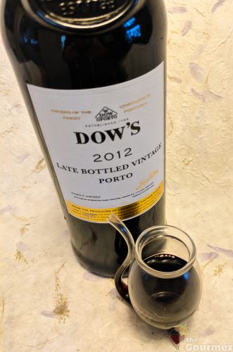 dow's, late vintage bottled, port, porto, review, 2012, tasting notes, the gourmez